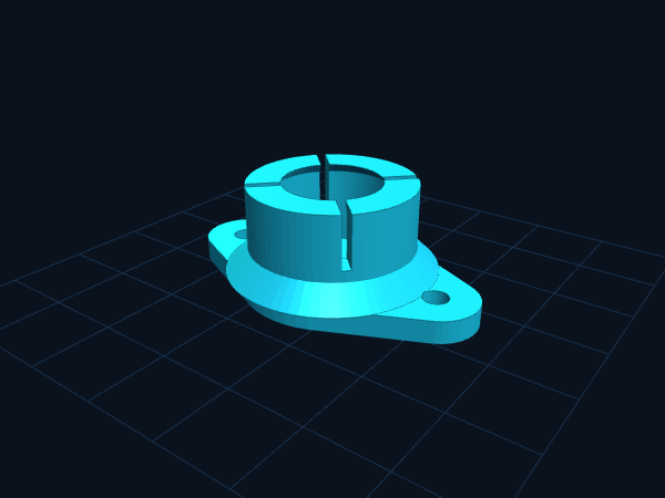 Snap-In Ball Caster for a 15 mm Ball