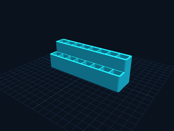 Two-Tier IC Tube and Tool Rack