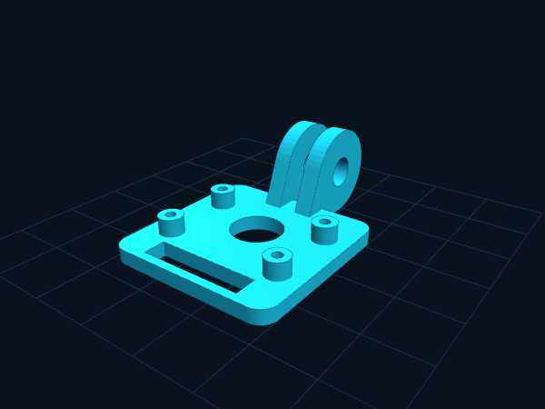 Pi Camera Module Mount (GoPro-Style Tab)