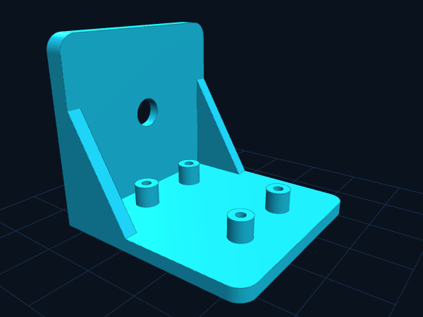 Servo Horn to Pi Camera Adapter